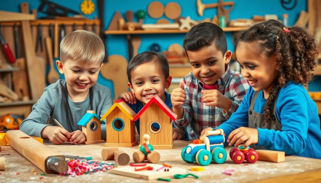 benefits of woodworking for children