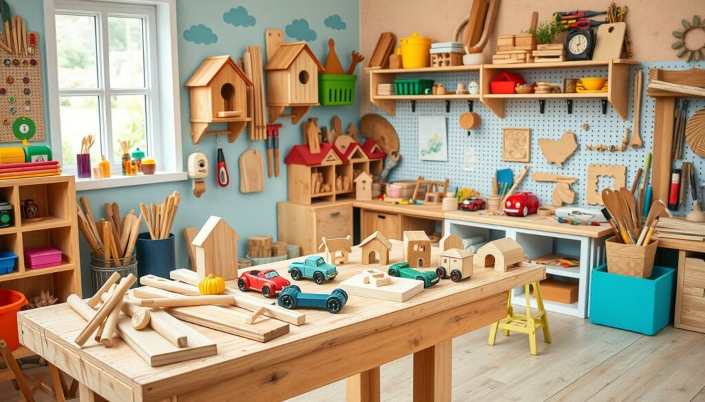 simple woodwork designs for kids